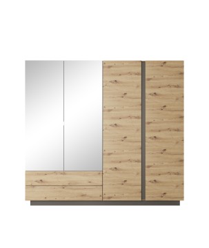 RACO Komoda 138 D4S Dąb Artisan – 4 Szuflady, Nowoczesna