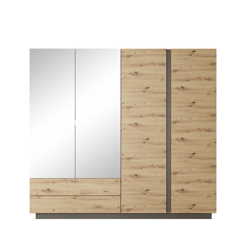 RACO Komoda 138 D4S Dąb Artisan – 4 Szuflady, Nowoczesna