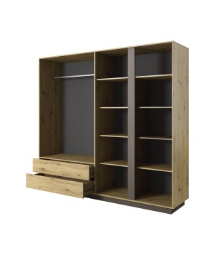 RACO Komoda 138 D4S Dąb Artisan – 4 Szuflady, Nowoczesna