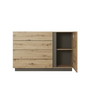 RACO Łóżko 120x200 Dąb Artisan – Łóżko do Sypialni