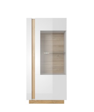 RACO Witryna Niska 72 Biała – Przeszklona Komoda