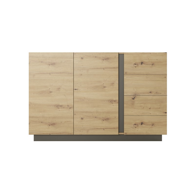 RACO Komoda 138 2D4S Dąb Artisan – 2D + 4 Szuflady