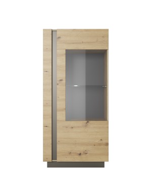 RACO Witryna Niska 72 Dąb Artisan – Przeszklona