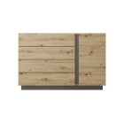 RACO Komoda 138 D4S Dąb Artisan – 4 Szuflady, Nowoczesna Komoda