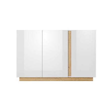 RACO Komoda 138 3D Biała – Nowoczesna Komoda 3 Drzwi