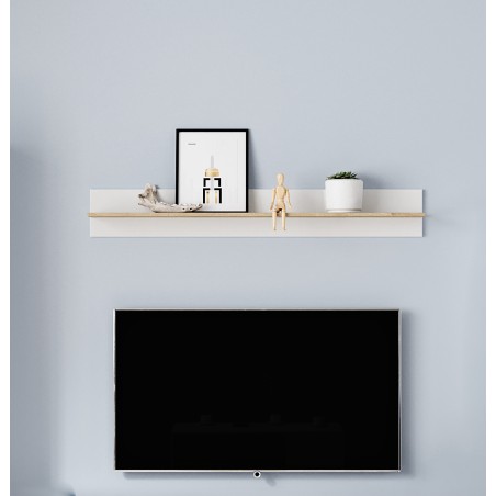 RACO Półka Wisząca Biała – Nowoczesna Półka Ścienna