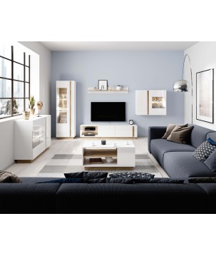 RACO Stolik Kawowy Biały – Nowoczesny Stół do Salonu