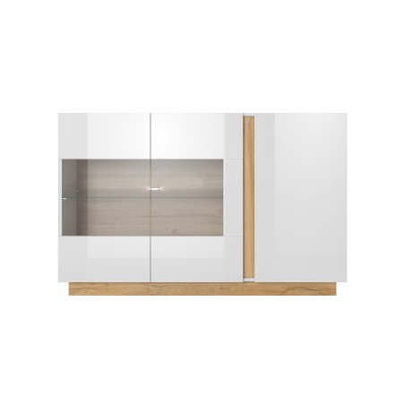 RACO Witryna 138 Biała – Komoda Przeszklona do Salonu