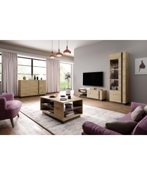 RACO Komoda 138 2D4S Dąb Artisan – 2D + 4 Szuflady