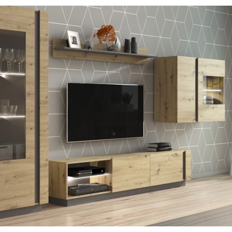 RACO Szafka RTV 187 Dąb Artisan – Duża RTV