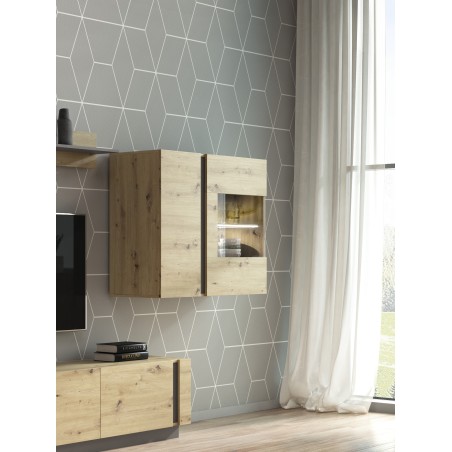 RACO Witryna Wisząca 96 Dąb Artisan – Ścienna