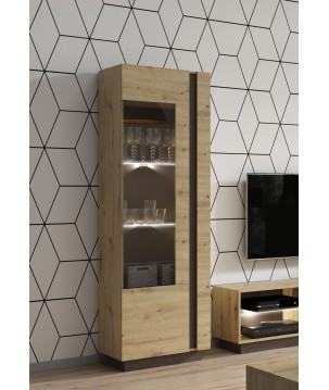 RACO Witryna Wysoka 60 Dąb Artisan – Wąska