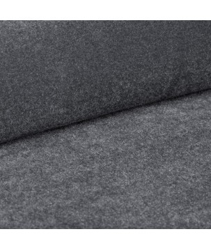 Łóżko LUX tapicerowane z pojemnikiem i zagłówkiem w tkaninie AMON 11 kolor SZARY DOMOHOME