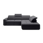 Narożnik COLOMBO L Prawostronny z elektryczną funkcją spania pojemnikiem ELEMENT 01 Grafitowy WERSAL