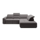 Narożnik COLOMBO L Prawostronny z elektryczną funkcją spania pojemnikiem ELEMENT 04 Popielaty WERSAL