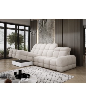 Narożnik TOLLO MINI S Lewostronny Elektryczna regulacja Anthology 01 kolor Kremowy WERSAL