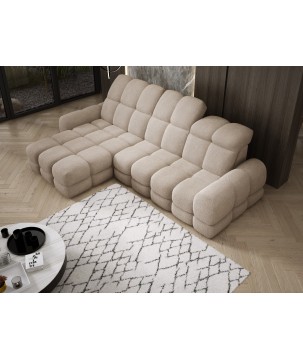 Narożnik TOLLO MINI S Lewostronny Elektryczna regulacja Anthology 04 kolor Beżowy WERSAL