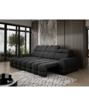 Narożnik TOLLO MINI S Lewostronny Elektryczna regulacja Solar 99 kolor Antracytowy WERSAL