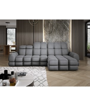 Narożnik TOLLO MINI S Prawostronny Elektryczna regulacja Solar 96 kolor Szary WERSAL