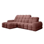 Narożnik TOLLO MINI S Lewostronny Elektryczna regulacja Bubble 09 kolor Miedziany WERSAL