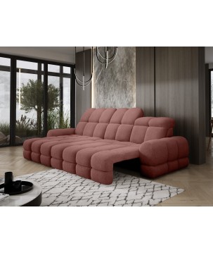 Narożnik TOLLO MINI S Lewostronny Elektryczna regulacja Bubble 09 kolor Miedziany WERSAL