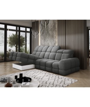 Narożnik TOLLO MINI S Lewostronny Elektryczna regulacja Anthology 18 kolor Szary WERSAL