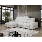 Narożnik TOLLO MINI S Lewostronny Elektryczna regulacja Solar 03 kolor Popielaty WERSAL