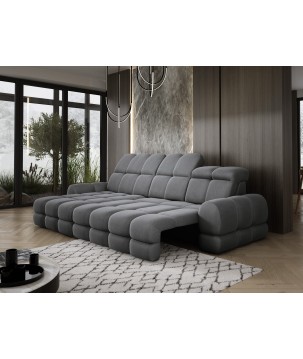 Narożnik TOLLO MINI S Lewostronny Elektryczna regulacja Solar 96 kolor Szary WERSAL