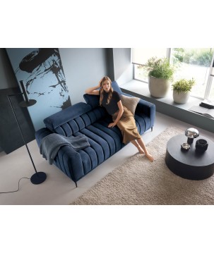 Sofa GANDI 140 z funkcją RELAX i włoski system rozkładania funkcji spania ONTARIO 26 WERSAL