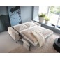 Sofa GANDI 160 z funkcją RELAX i włoski system rozkładania funkcji spania ONTARIO 02 WERSAL