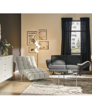 Fotel Szezlong 80 DELPHI 1 osobowy w tkanininie RIVIERA 21 WERSAL