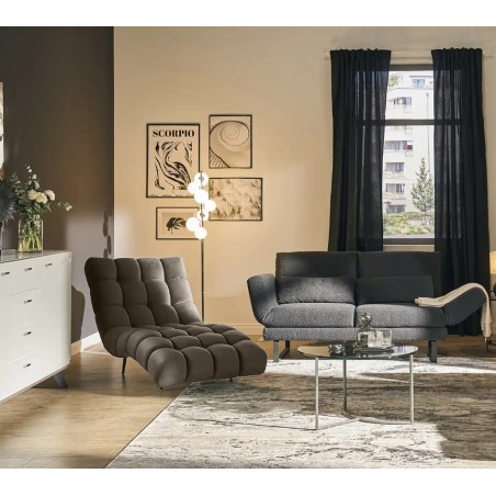 Fotel Szezlong 80 DELPHI 1 osobowy w tkanininie RIVIERA 26 WERSAL