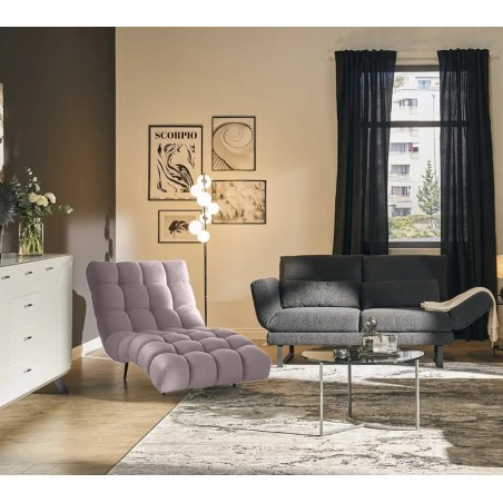 Fotel Szezlong 80 DELPHI 1 osobowy w tkanininie RIVIERA 62 WERSAL