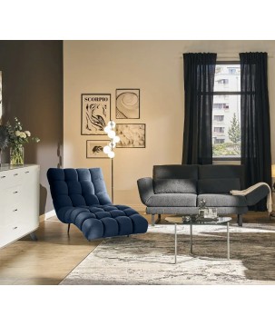 Fotel Szezlong 80 DELPHI 1 osobowy w tkanininie RIVIERA 81 WERSAL