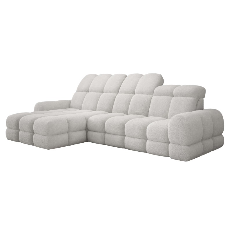 Narożnik TOLLO MINI S Lewostronny Elektryczna regulacja Anthology 15 kolor Biały WERSAL