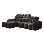 Narożnik TOLLO MINI S Lewostronny Elektryczna regulacja Salvador 04 kolor Szary WERSAL