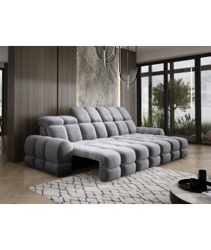 Narożnik TOLLO MINI S Prawostronny Elektryczna regulacja Salvador 14 kolor Szary WERSAL