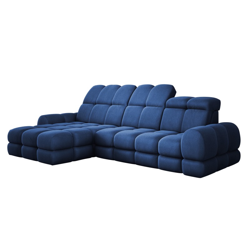 Narożnik TOLLO MINI S Lewostronny Elektryczna regulacja Solar 79 kolor Niebieski WERSAL