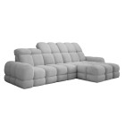 Narożnik TOLLO MINI S Prawostronny Elektryczna regulacja Bubble 06 kolor Jasny Szary WERSAL