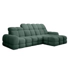 Narożnik TOLLO MINI S Prawostronny Elektryczna regulacja Bubble 12 kolor Jasny Zielony WERSAL