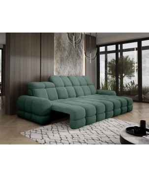 Narożnik TOLLO MINI S Prawostronny Elektryczna regulacja Bubble 12 kolor Jasny Zielony WERSAL