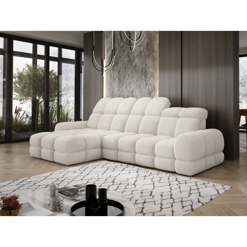 Narożnik TOLLO MINI S Lewostronny Elektryczna regulacja Anthology 01 kolor Kremowy WERSAL