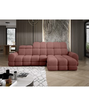 Narożnik TOLLO MINI S Prawostronny Elektryczna regulacja Bubble 09 kolor Miedziany WERSAL