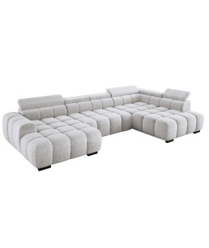 Narożnik BULL XL Prawostronny z elektryczną funkcją regulacji tkanina Eden 17 WERSAL