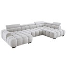 Narożnik BULL XL Prawostronny z elektryczną funkcją regulacji tkanina Eden 17 WERSAL