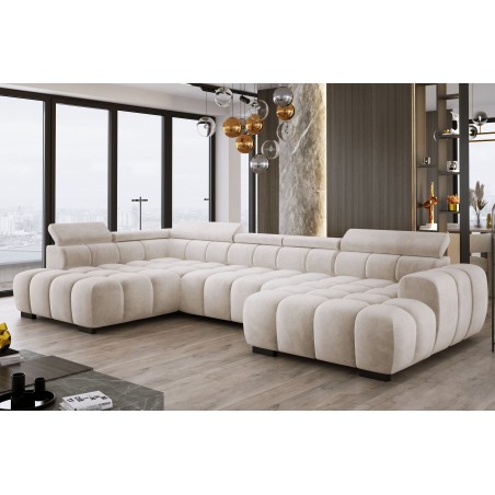 Narożnik BULL XL Lewostronny z elektryczną funkcją regulacji tkanina Salvador 01 WERSAL