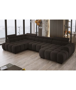 Narożnik BULL XL Lewostronny z elektryczną funkcją regulacji tkanina Salvador 04 WERSAL