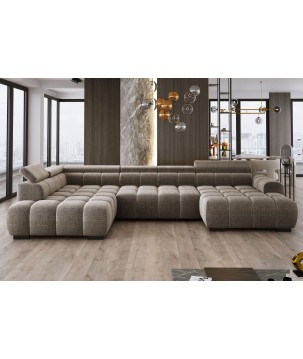 Narożnik BULL XL Lewostronny z elektryczną funkcją regulacji tkanina Eden 04 WERSAL