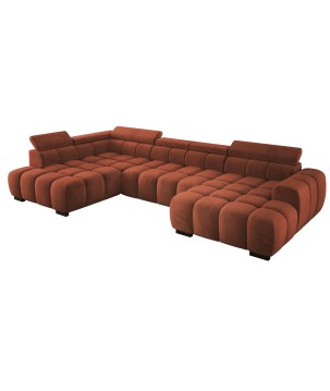 Narożnik BULL XL Lewostronny z elektryczną funkcją regulacji tkanina Salvador 07 WERSAL