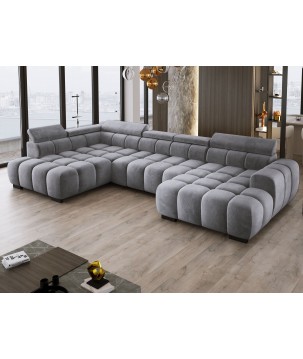 Narożnik BULL XL Lewostronny z elektryczną funkcją regulacji tkanina Salvador 14 WERSAL